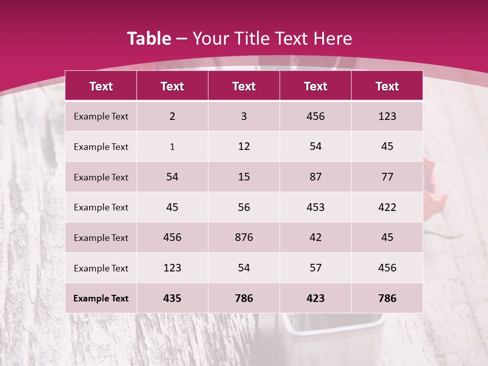 Ornament Pink Cutter PowerPoint Template