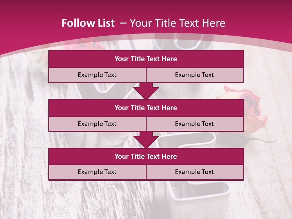 Ornament Pink Cutter PowerPoint Template