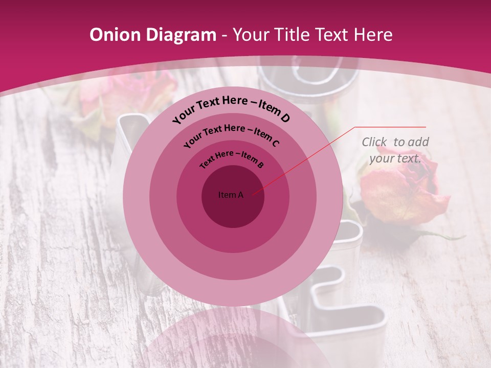 Ornament Pink Cutter PowerPoint Template