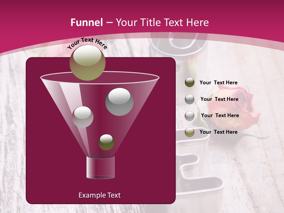 Ornament Pink Cutter PowerPoint Template