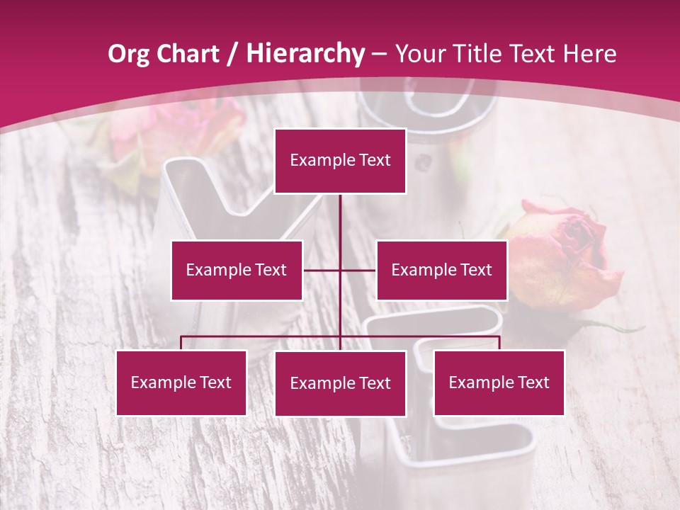 Ornament Pink Cutter PowerPoint Template