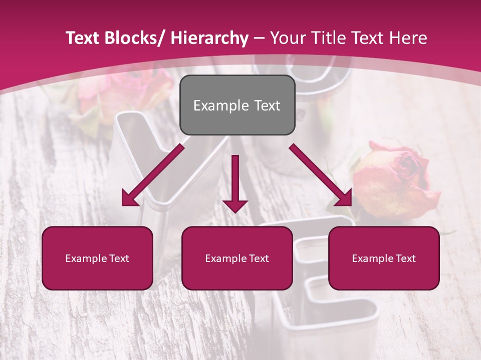 Ornament Pink Cutter PowerPoint Template