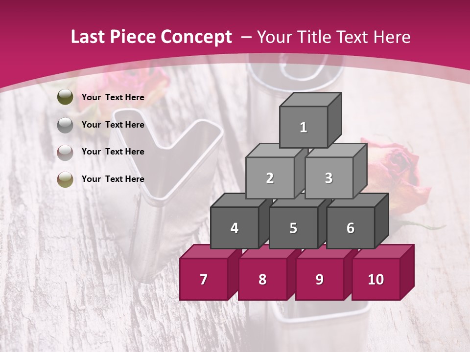 Ornament Pink Cutter PowerPoint Template