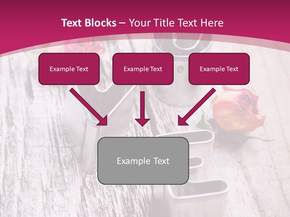 Ornament Pink Cutter PowerPoint Template