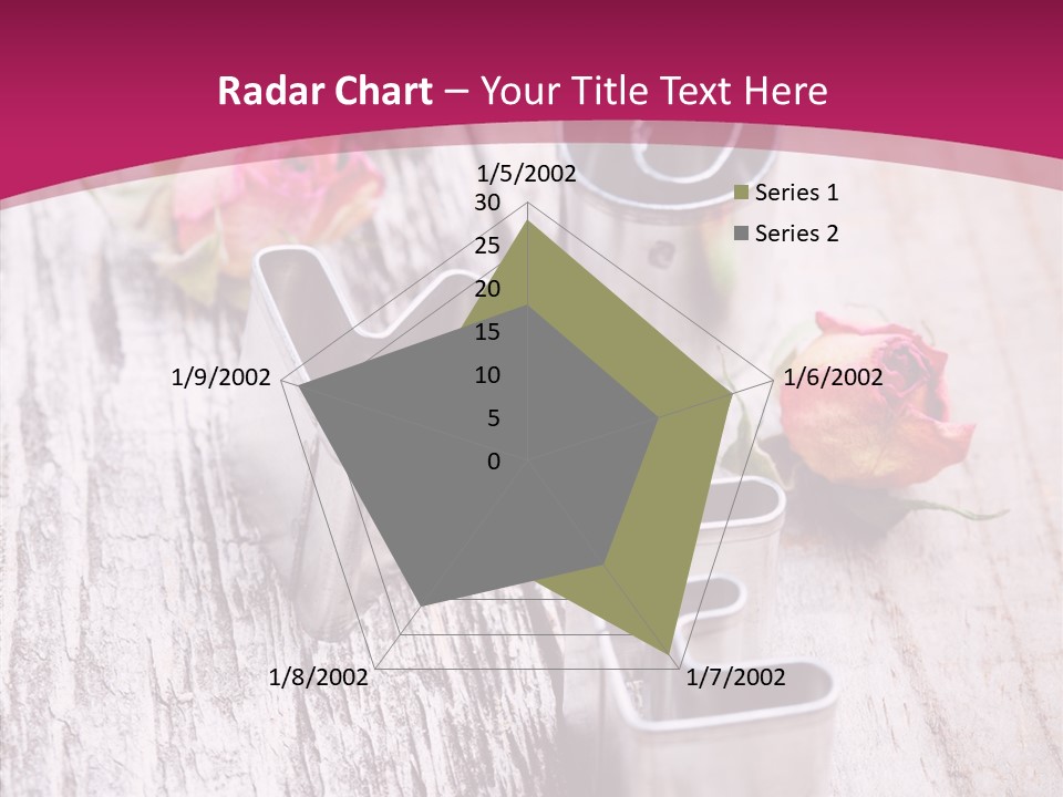 Ornament Pink Cutter PowerPoint Template