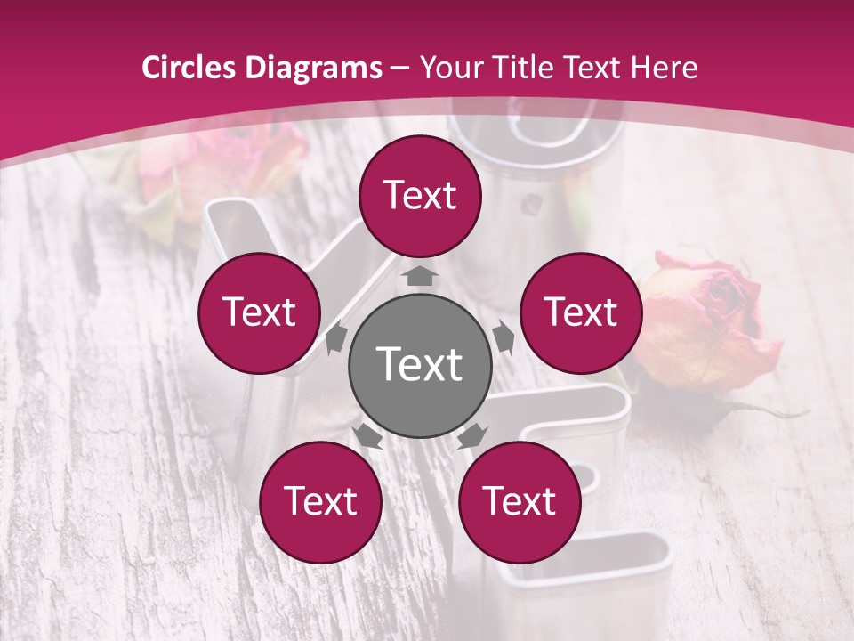 Ornament Pink Cutter PowerPoint Template