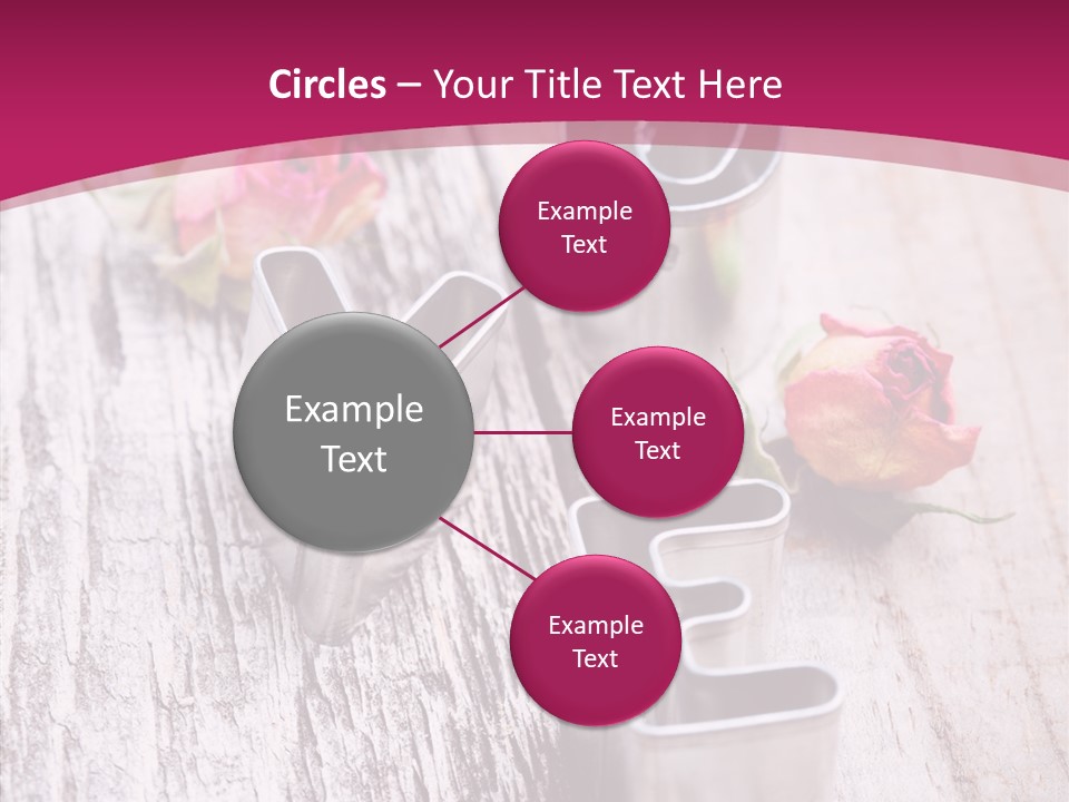 Ornament Pink Cutter PowerPoint Template