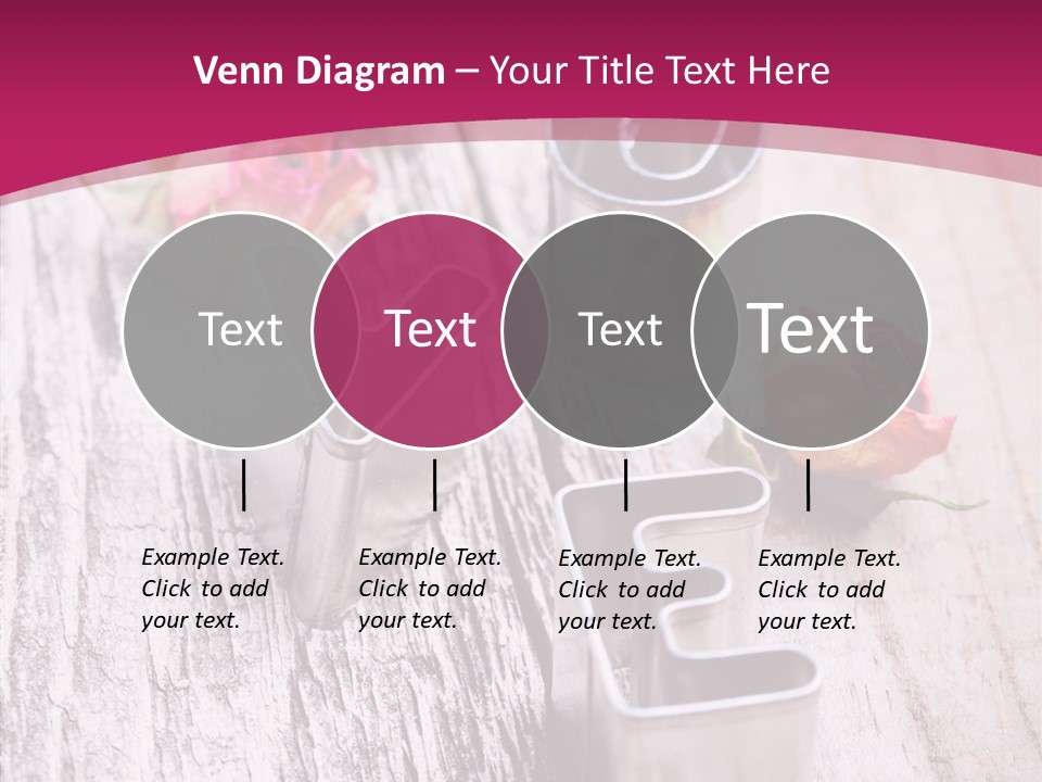 Ornament Pink Cutter PowerPoint Template