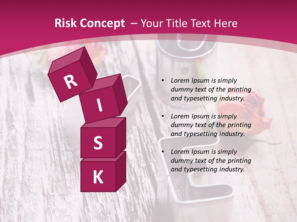 Ornament Pink Cutter PowerPoint Template