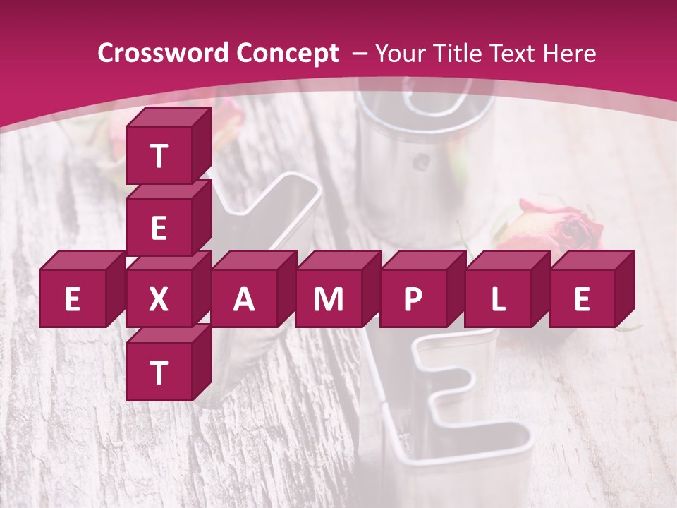 Ornament Pink Cutter PowerPoint Template