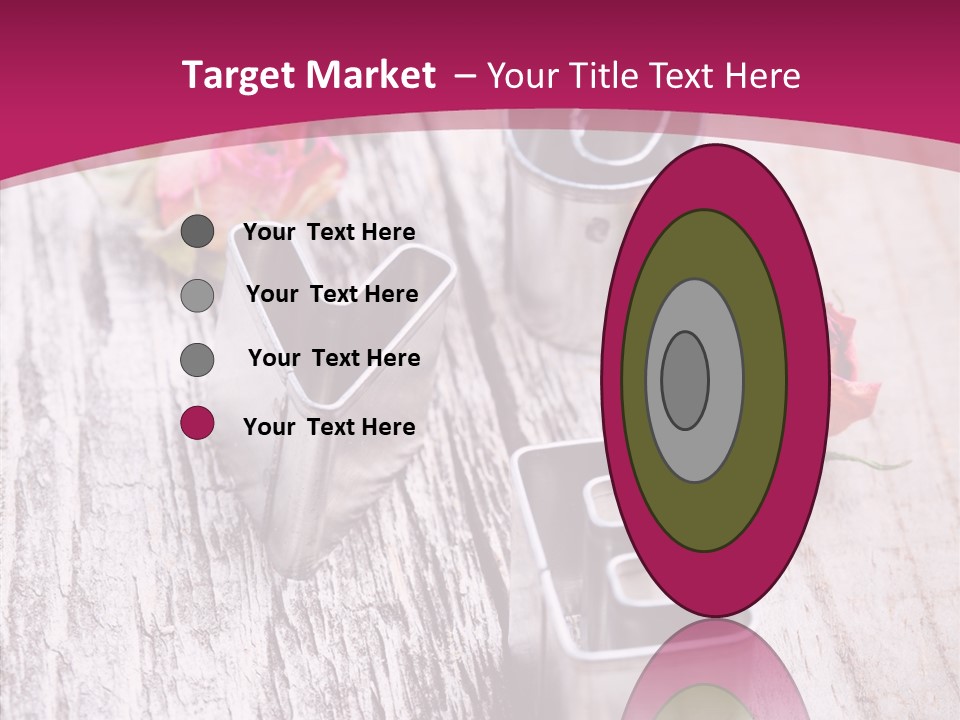 Ornament Pink Cutter PowerPoint Template