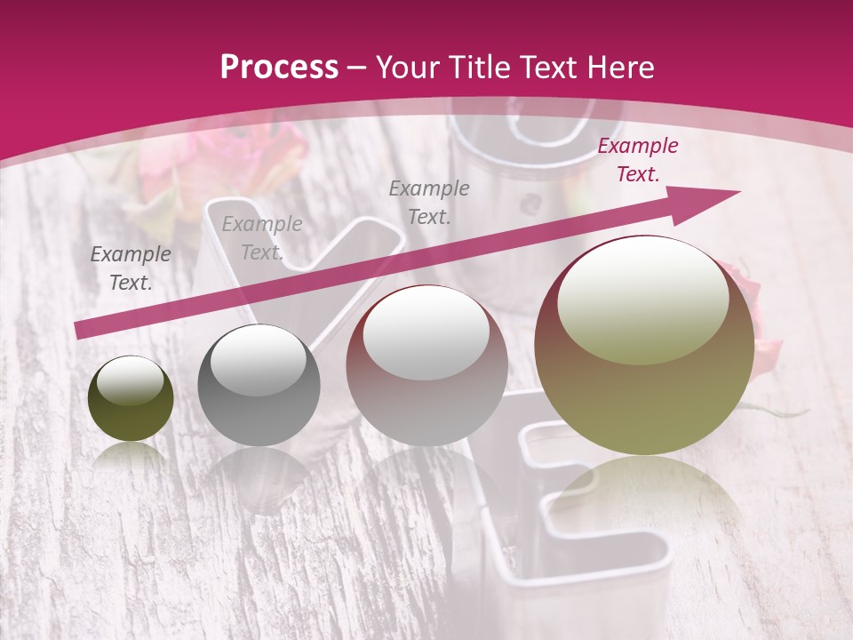 Ornament Pink Cutter PowerPoint Template