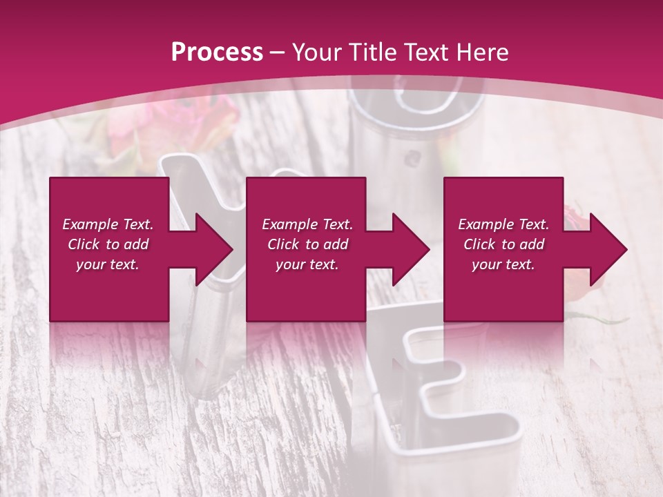 Ornament Pink Cutter PowerPoint Template