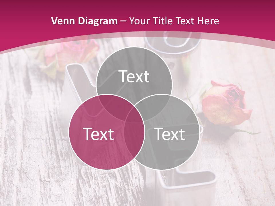 Ornament Pink Cutter PowerPoint Template