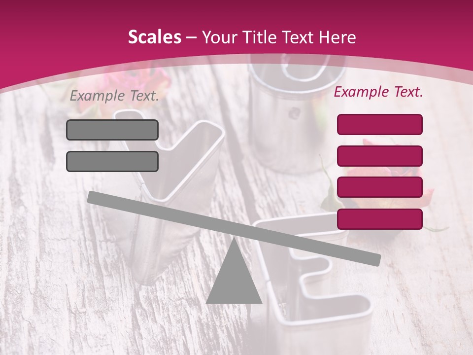 Ornament Pink Cutter PowerPoint Template