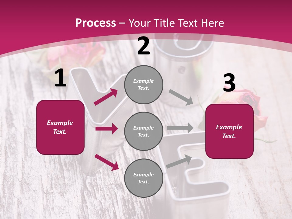 Ornament Pink Cutter PowerPoint Template