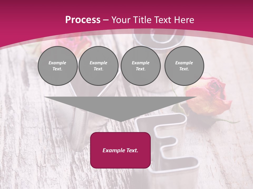 Ornament Pink Cutter PowerPoint Template