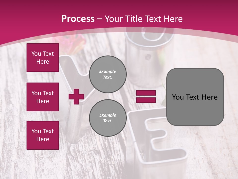 Ornament Pink Cutter PowerPoint Template