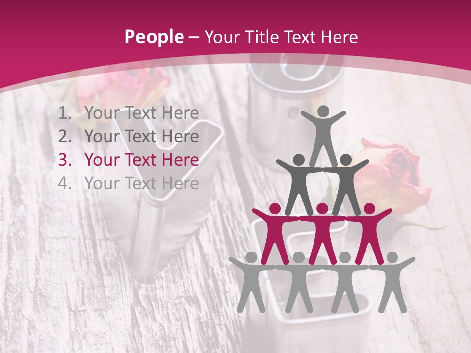 Ornament Pink Cutter PowerPoint Template