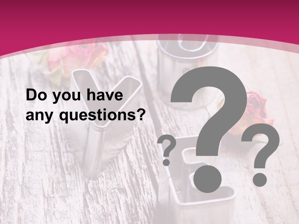 Ornament Pink Cutter PowerPoint Template