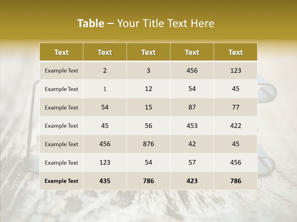Wood Cooking Festive PowerPoint Template