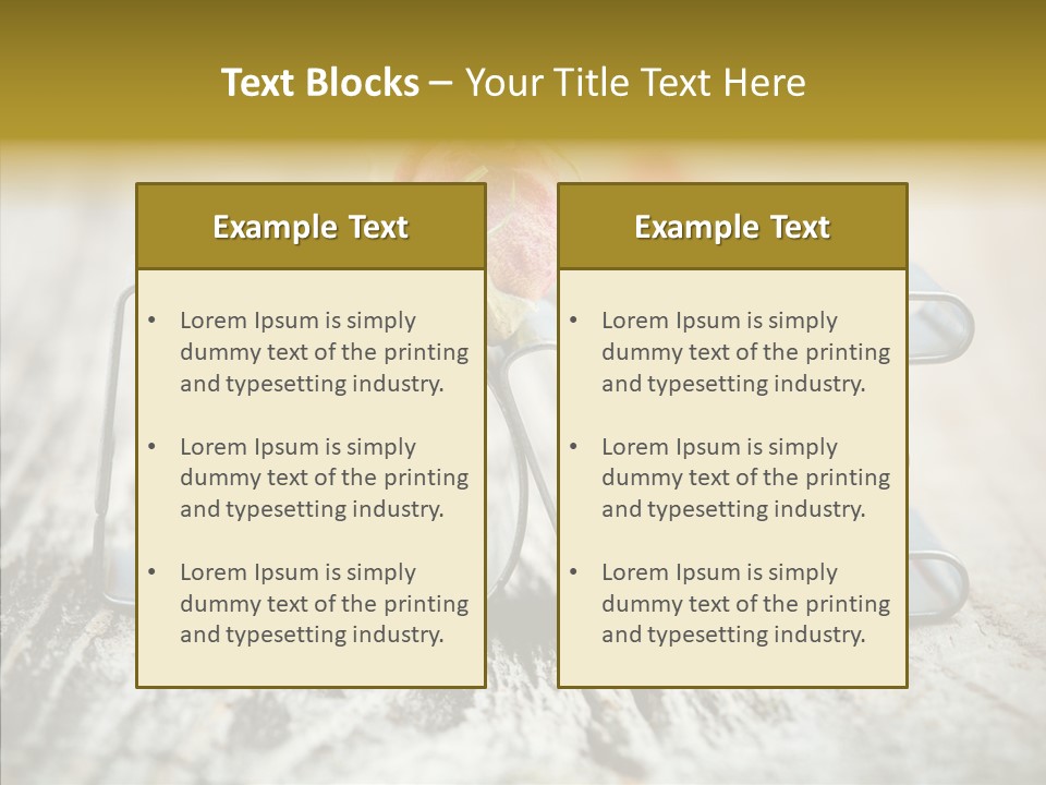 Wood Cooking Festive PowerPoint Template