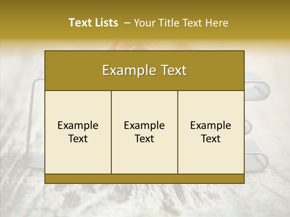 Wood Cooking Festive PowerPoint Template
