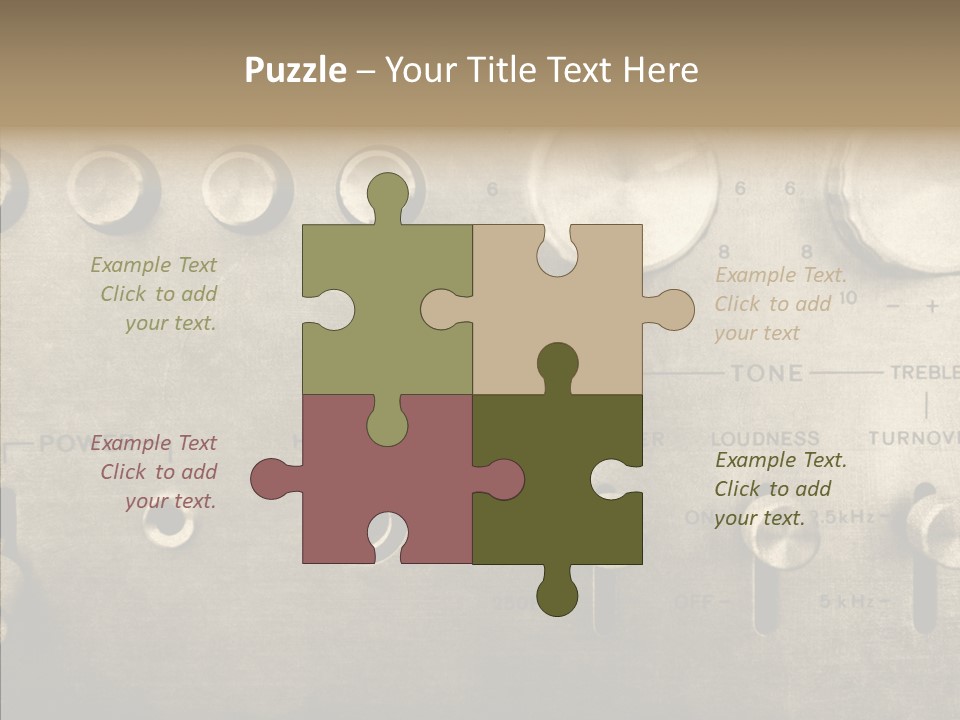 Retro Amp Seventies PowerPoint Template