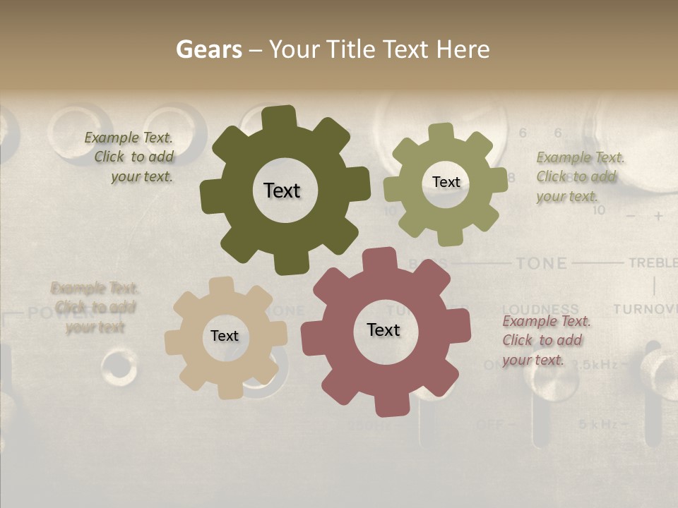 Retro Amp Seventies PowerPoint Template