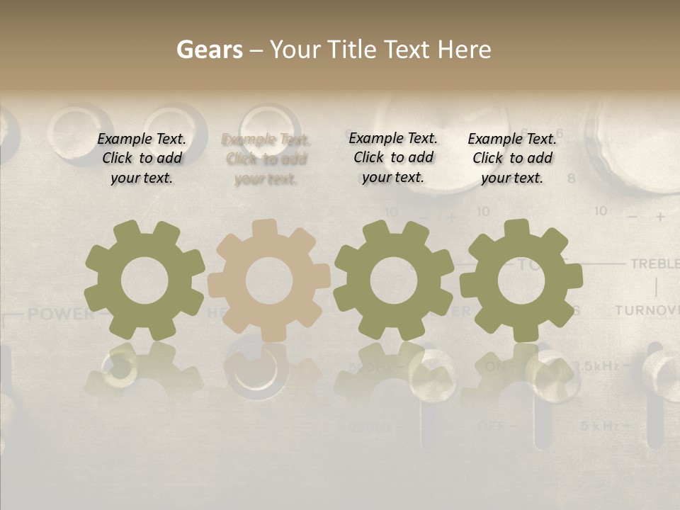 Retro Amp Seventies PowerPoint Template