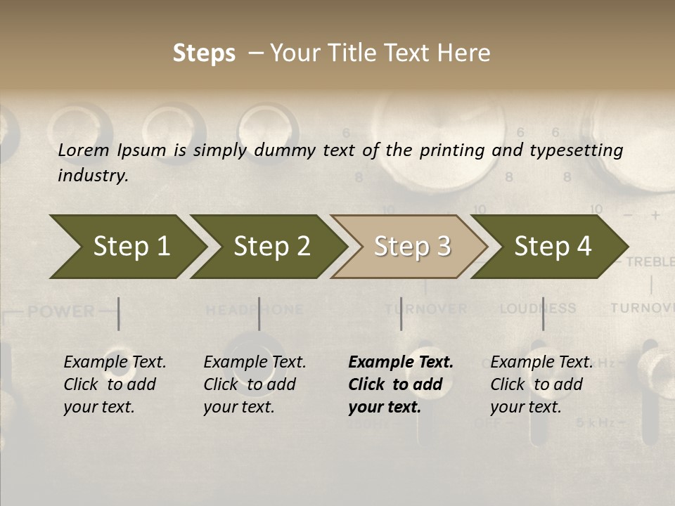 Retro Amp Seventies PowerPoint Template