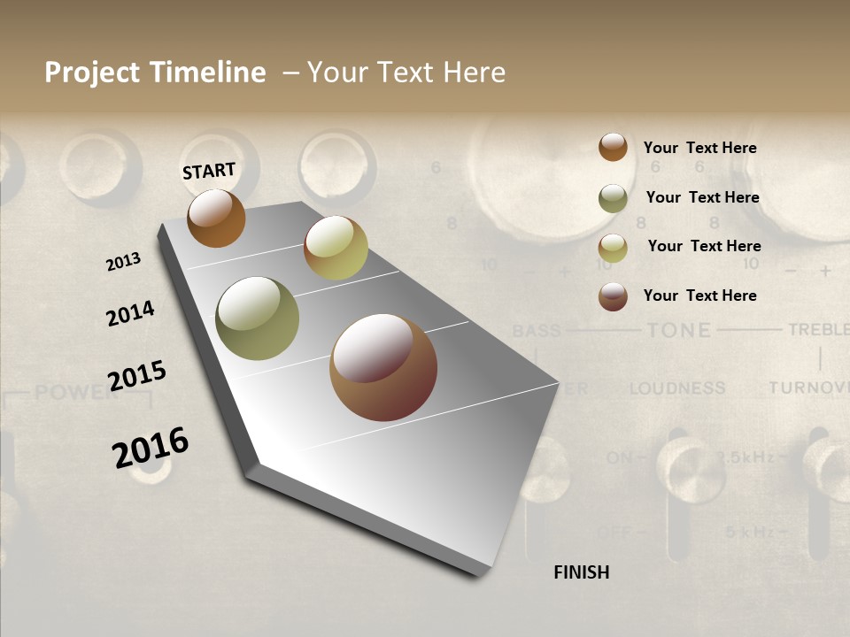Retro Amp Seventies PowerPoint Template