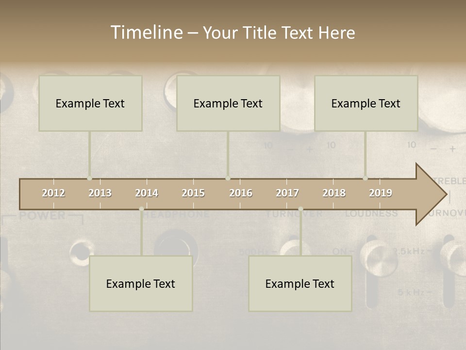 Retro Amp Seventies PowerPoint Template