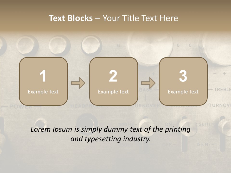 Retro Amp Seventies PowerPoint Template
