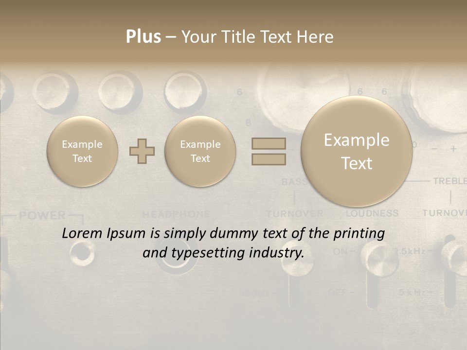 Retro Amp Seventies PowerPoint Template