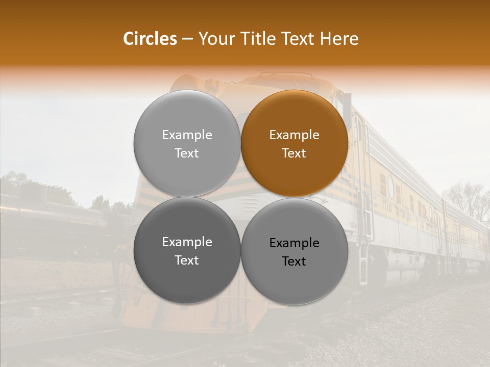 Light Funnel Tracks PowerPoint Template