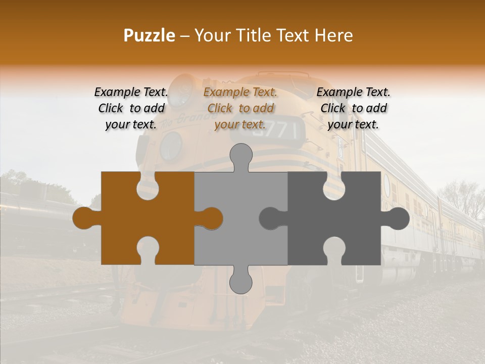 Light Funnel Tracks PowerPoint Template