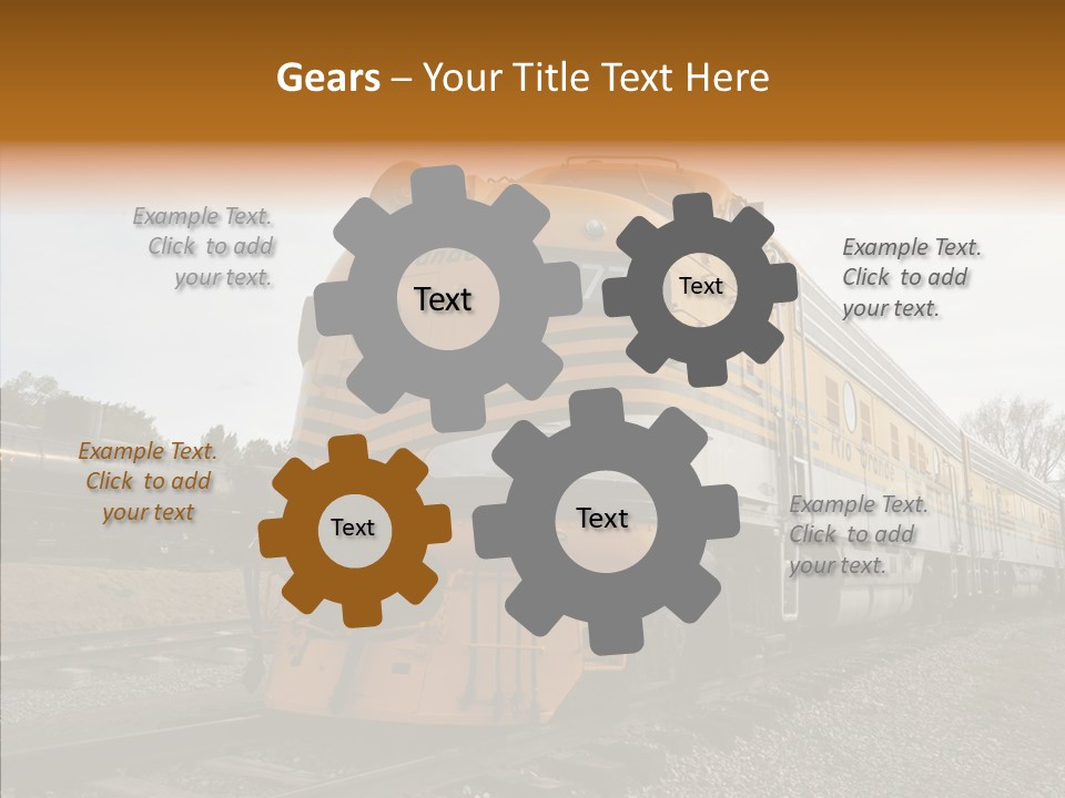 Light Funnel Tracks PowerPoint Template