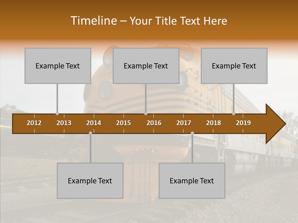 Light Funnel Tracks PowerPoint Template