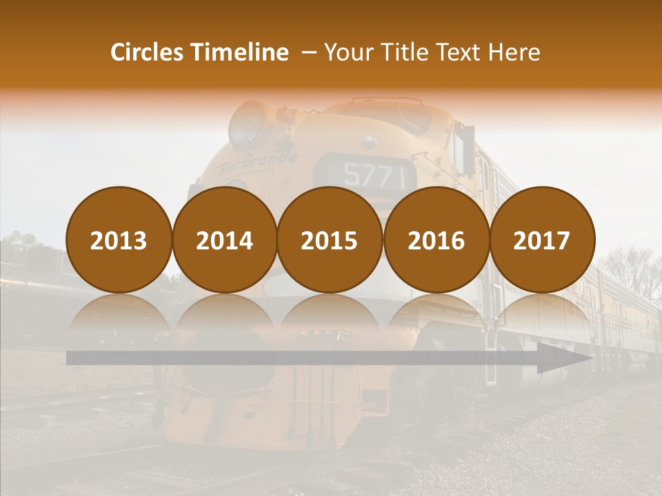 Light Funnel Tracks PowerPoint Template