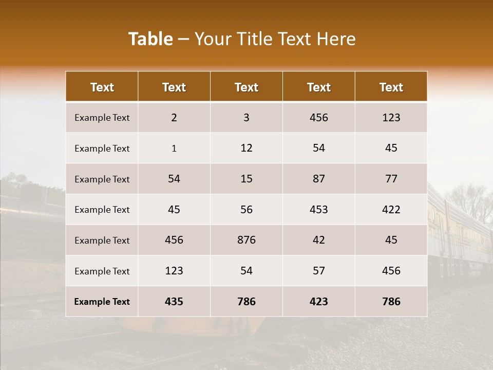 Light Funnel Tracks PowerPoint Template