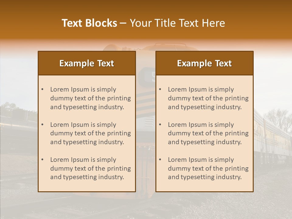 Light Funnel Tracks PowerPoint Template