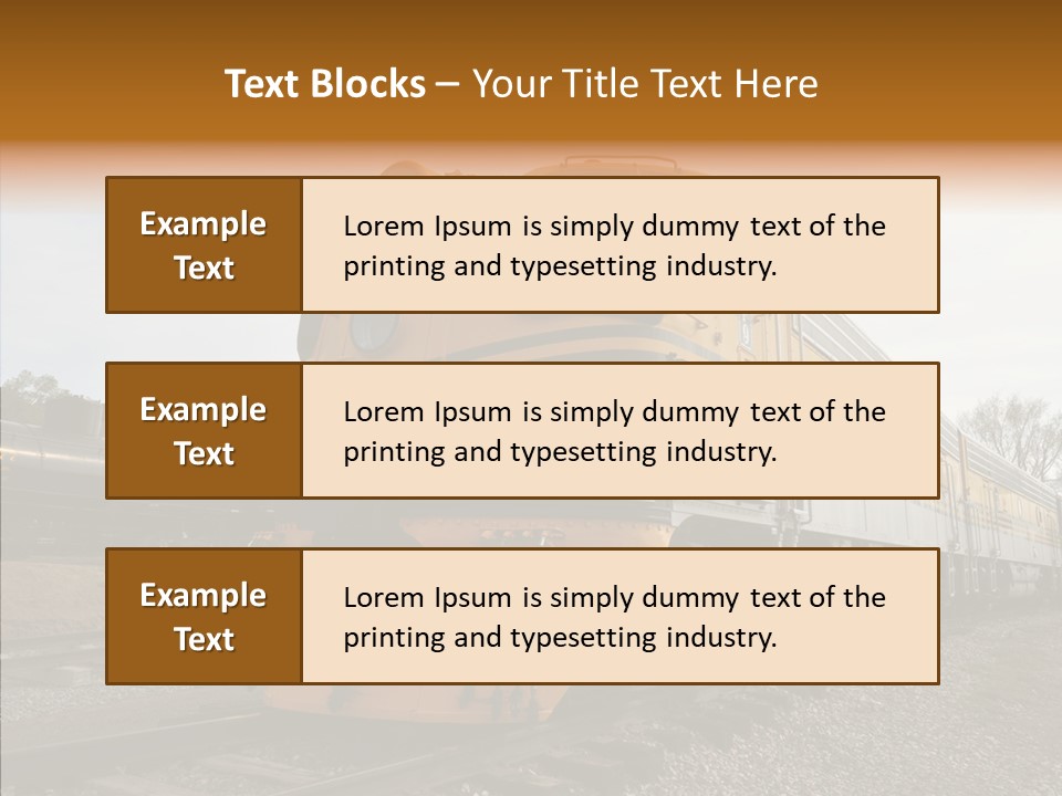 Light Funnel Tracks PowerPoint Template