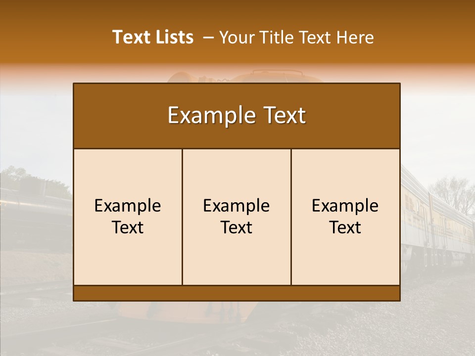 Light Funnel Tracks PowerPoint Template