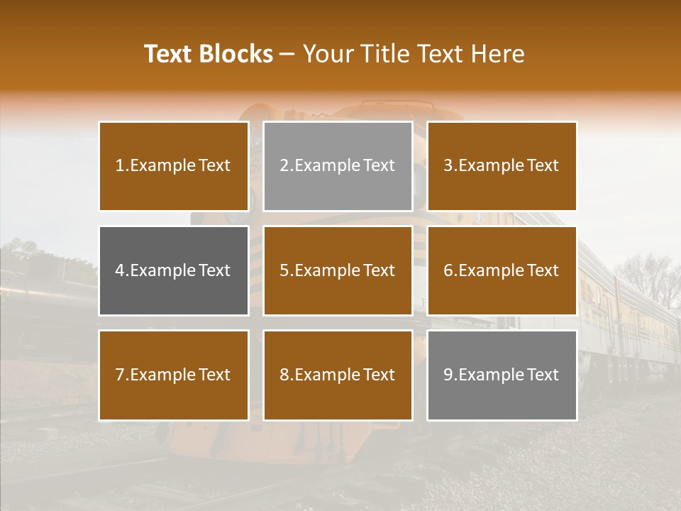 Light Funnel Tracks PowerPoint Template