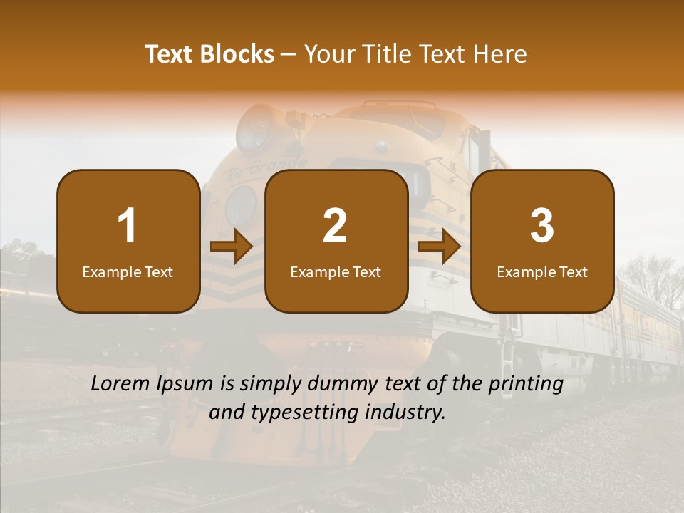 Light Funnel Tracks PowerPoint Template