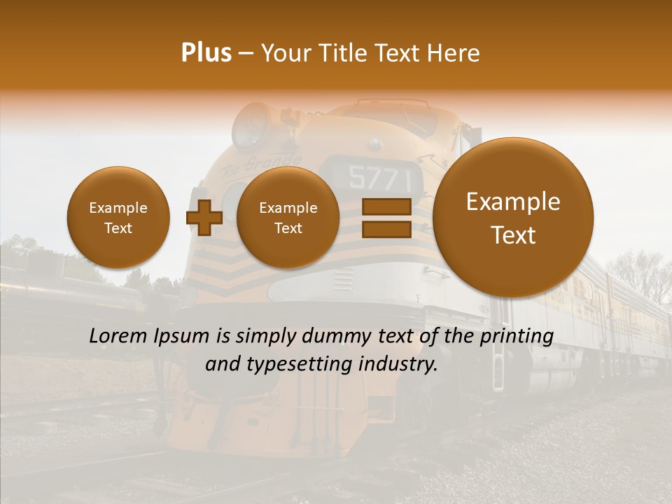 Light Funnel Tracks PowerPoint Template