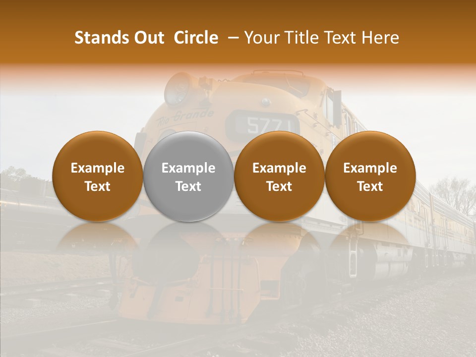 Light Funnel Tracks PowerPoint Template