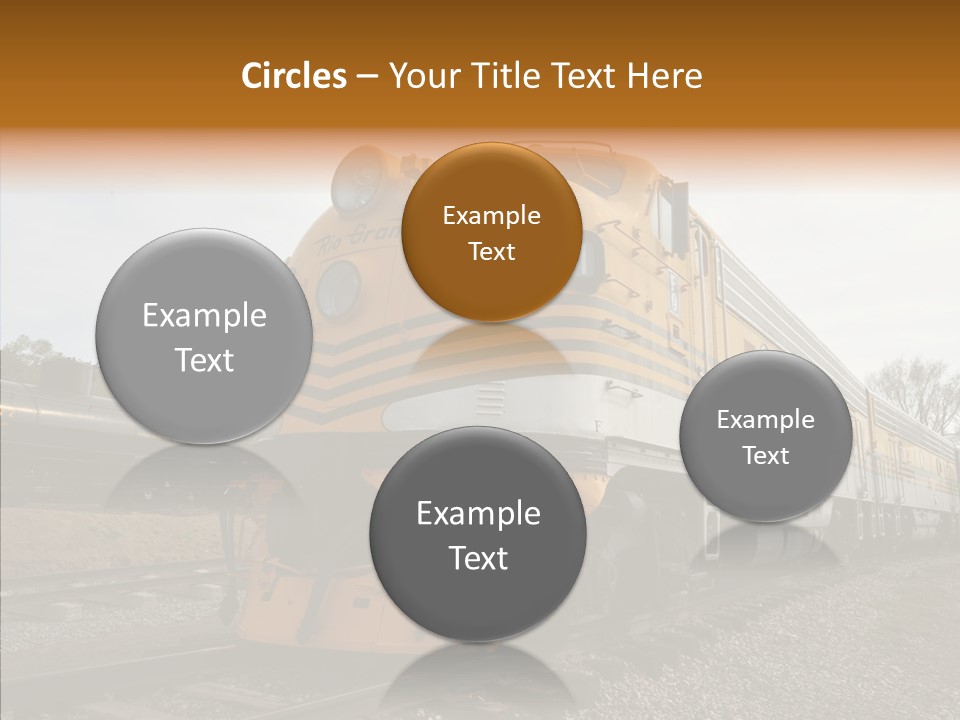Light Funnel Tracks PowerPoint Template