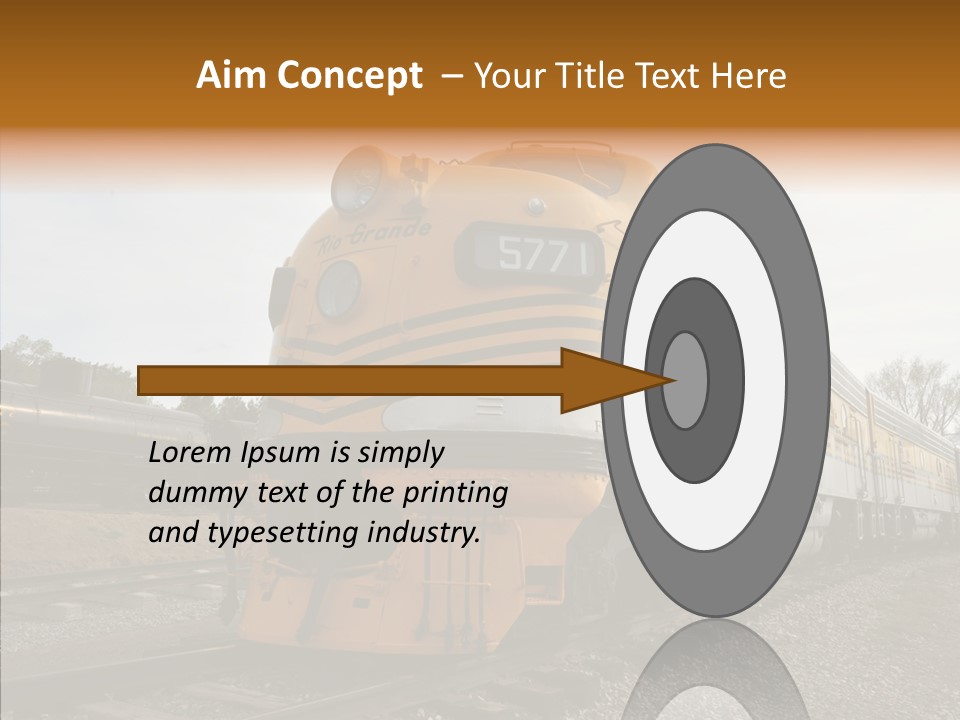 Light Funnel Tracks PowerPoint Template